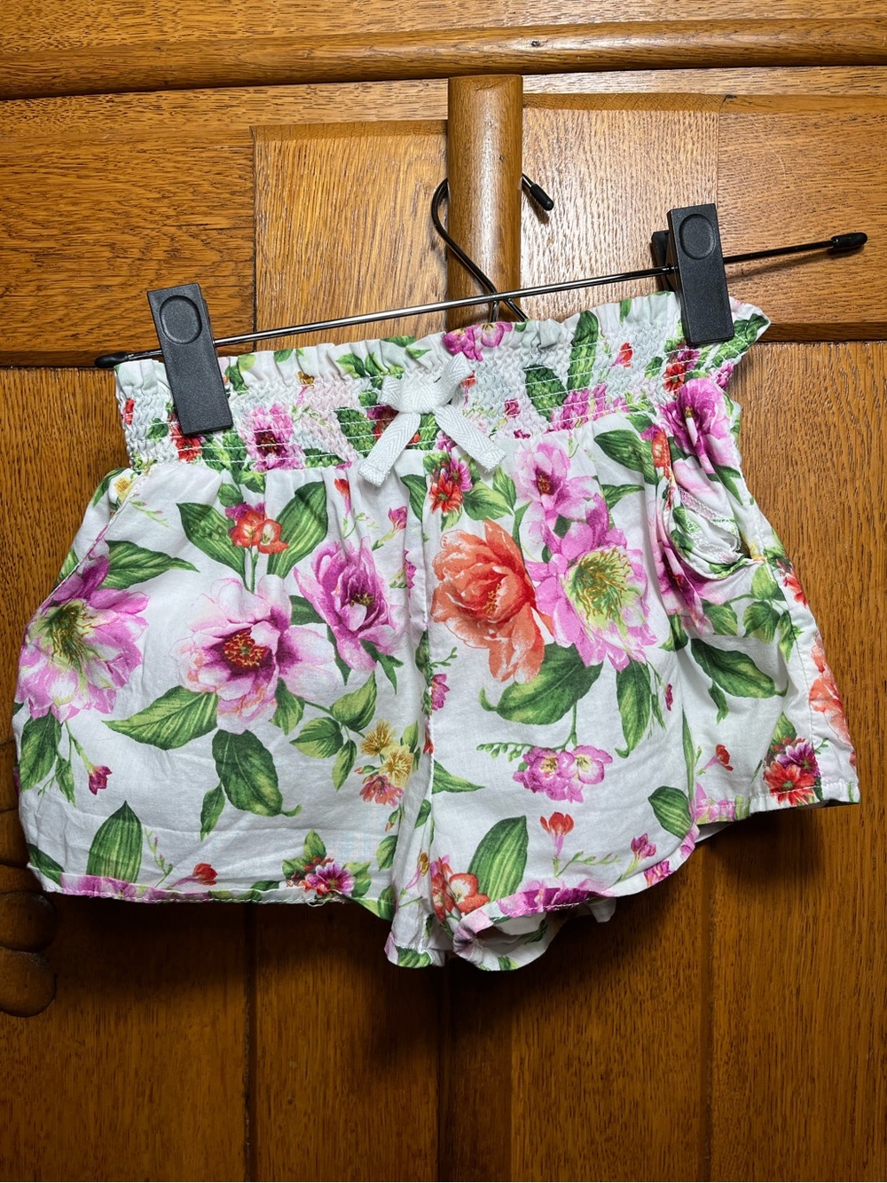 Janie and Jack — Lined Shorts with Pockets and Stretch Waist — 4/4T — Floral